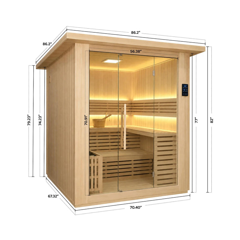 Revive 4 Person Traditional Sauna