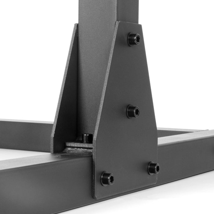XMARK Squat Rack Bench Press with Adjustable Safety Spotters