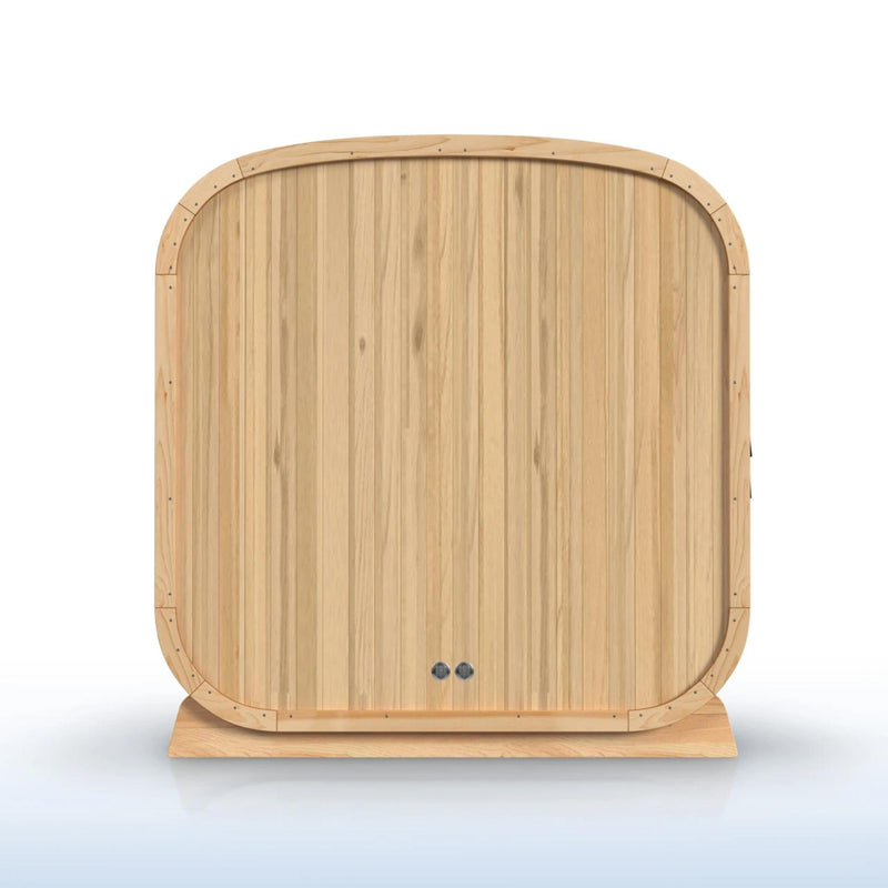 ALEKO Arnica Rustic Cedar Square Sauna – 4 Person