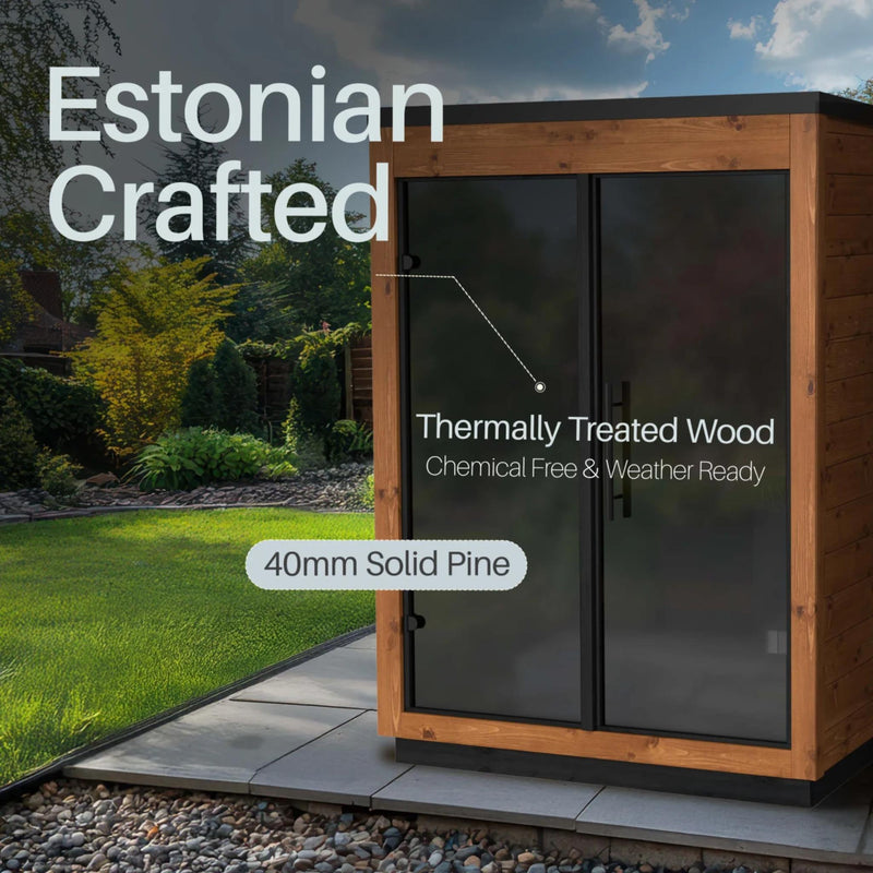ALEKO Aris Outdoor Sauna – 2 Person