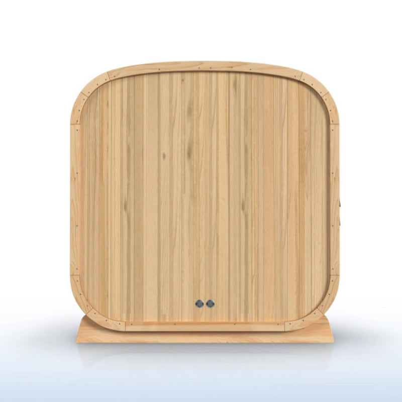 ALEKO Arnica Rustic Cedar Square Sauna – 6 Person