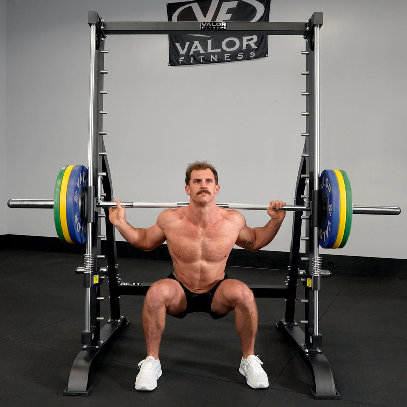Smith Machine with Olympic Storage Pegs