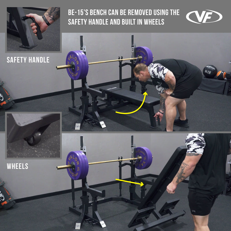 Competition Squat - Bench Press Combo Rack