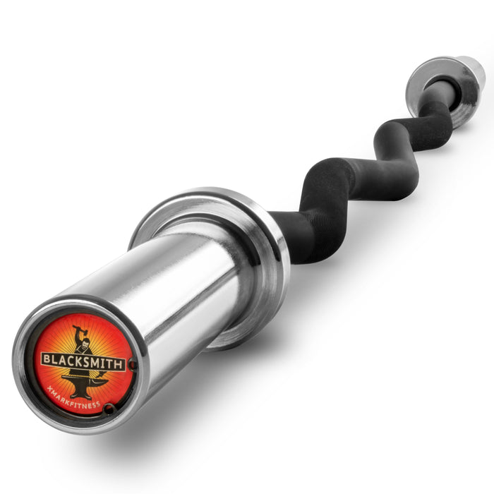 XMARK Blacksmith EZ Curl Bar, Fits Olympic Weight Plates