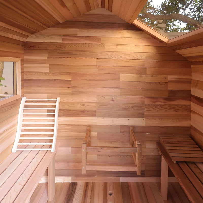 ALEKO Bluet Outdoor Sauna – 6 Person