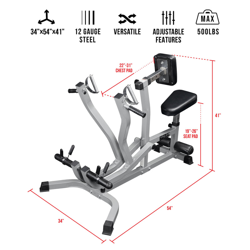 Seated Row Machine w/ Independent Arms