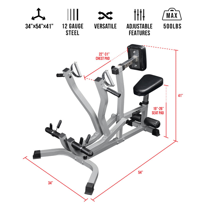 Seated Row Machine w/ Independent Arms