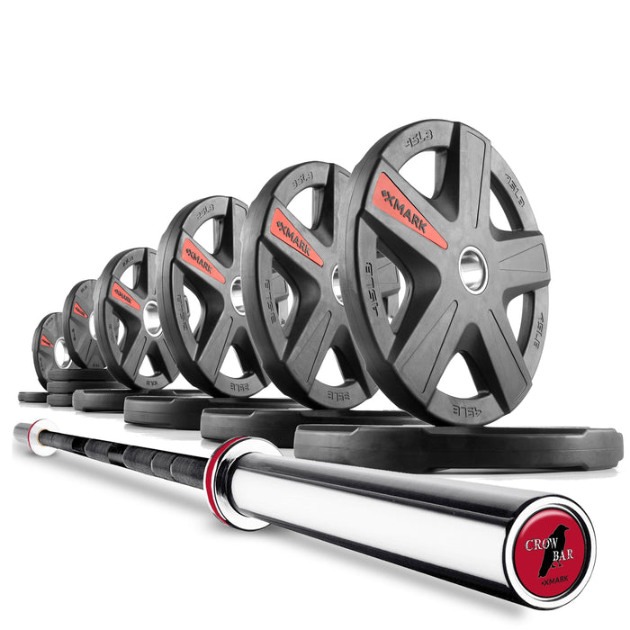XMARK Texas Star Olympic Weight Plates and Olympic Barbell Sets
