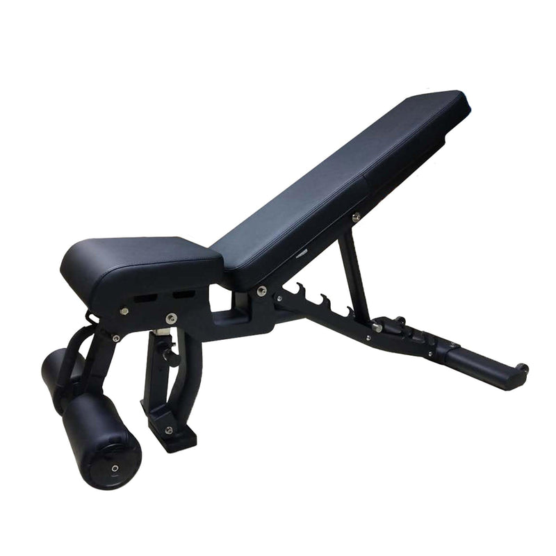 Muscle D Fitness Flat Incline Decline Bench - 11 Gauge Steel - Decline Abdominal Trainer