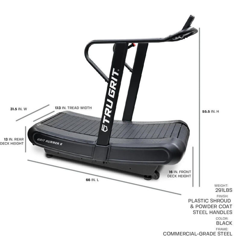 Tru Grit Runner Elite Curved Treadmill