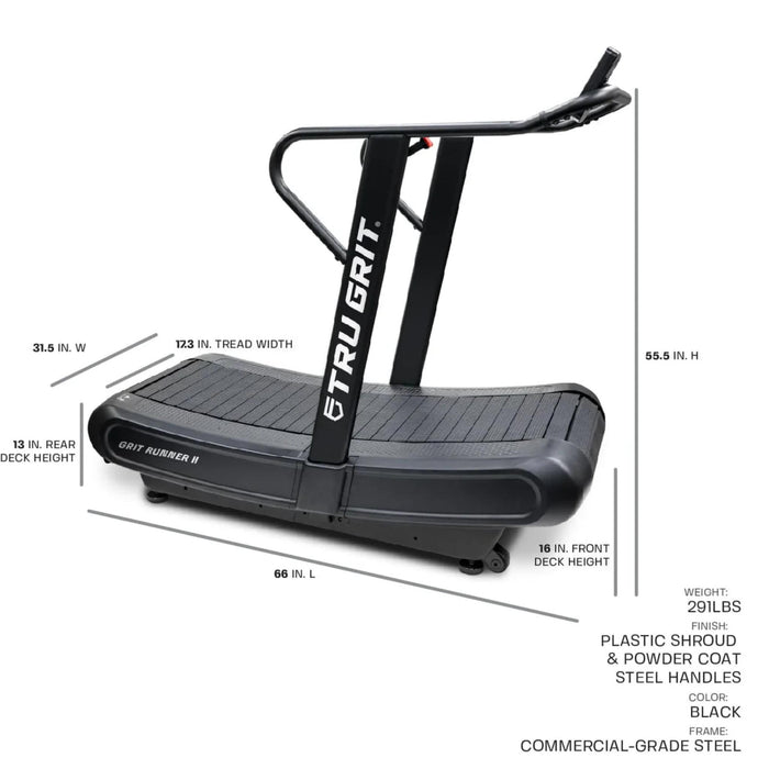 Tru Grit Runner Elite Curved Treadmill