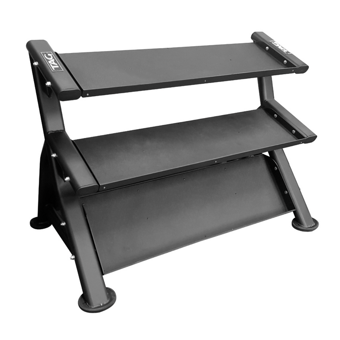 TAG Fitness HEX 3-Tier Dumbbell Rack (Holds 10 Pairs)