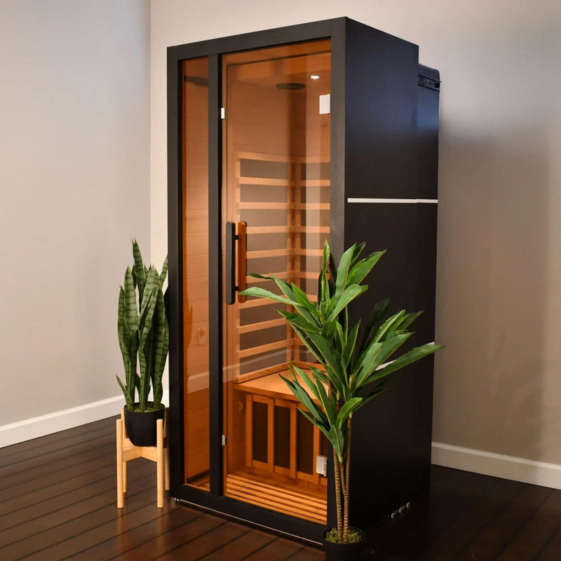 ALEKO Oasis Hemlock Infrared Sauna - 1 Person