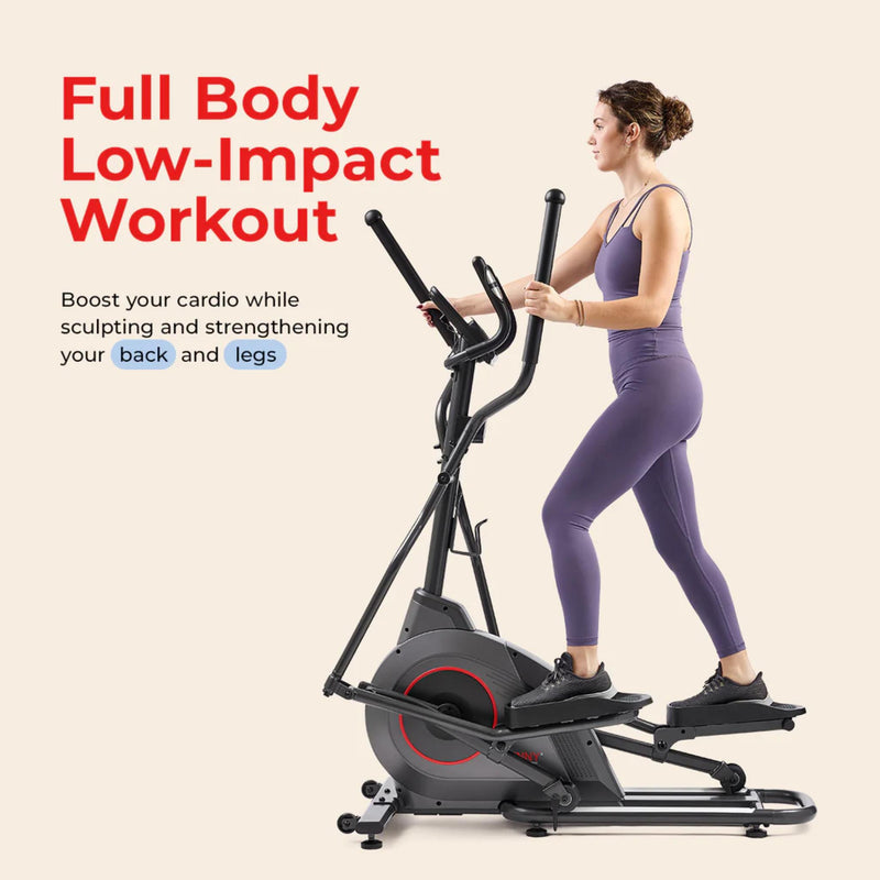 Sunny Health & Fitness Ultra Silent Smart Elliptical Exerciser