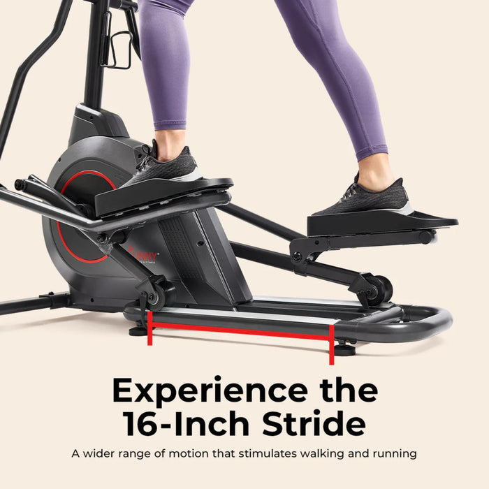 Sunny Health & Fitness Ultra Silent Smart Elliptical Exerciser