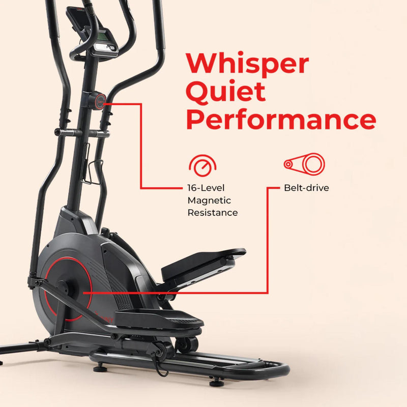 Sunny Health & Fitness Ultra Silent Smart Elliptical Exerciser