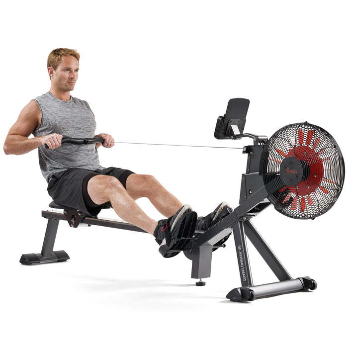 Sunny Health & Fitness Premium Premium Smart Magnetic Air Rower