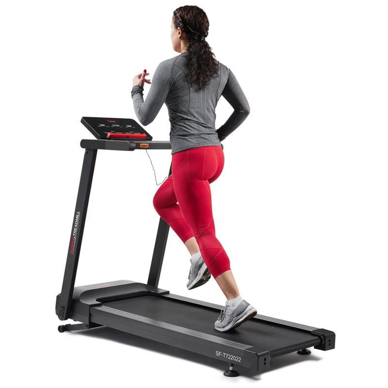 Sunny Health & FitnessSlim Interactive Auto Incline Smart Foldable Treadmill