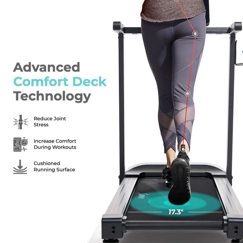 Sunny Health & FitnessSlim Interactive Auto Incline Smart Foldable Treadmill