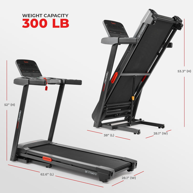 Sunny Health & FitnessActive 400 Smart Auto Incline Wi-Fi Treadmill