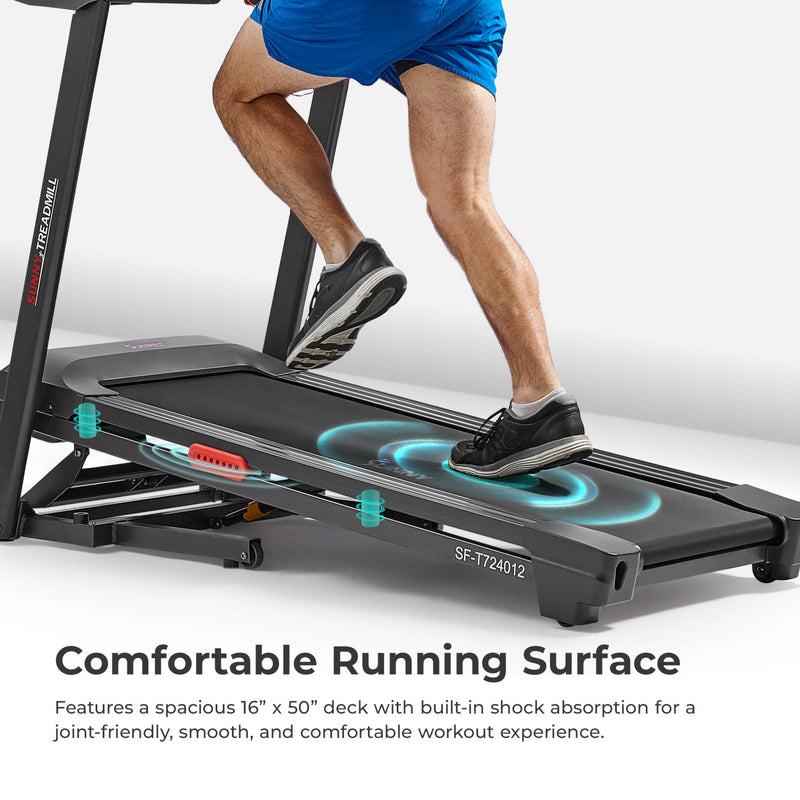 Sunny Health & FitnessActive 400 Smart Auto Incline Wi-Fi Treadmill