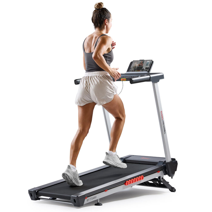 Sunny Health & Fitness Pace 500 Smart Auto Incline Treadmill
