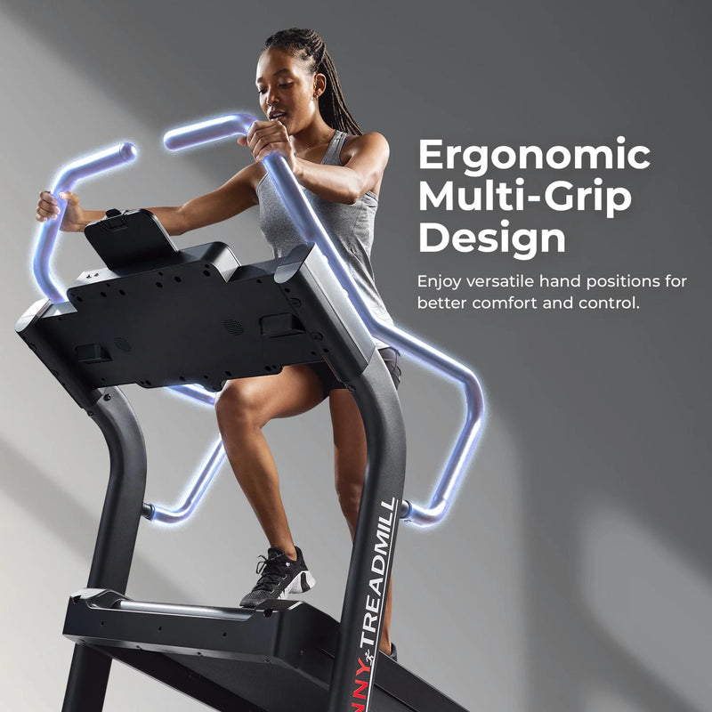 Sunny Health & Fitness Commercial Level Ultimate Incline Decline Treadmill
