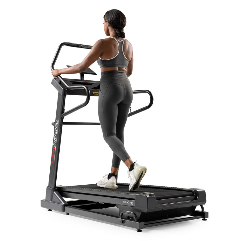 Sunny Health & Fitness Premium Ultimate Incline Decline Treadmill