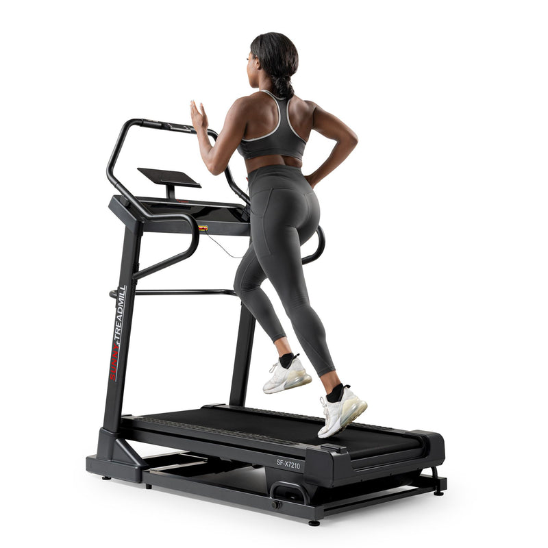 Sunny Health & Fitness Premium Ultimate Incline Decline Treadmill