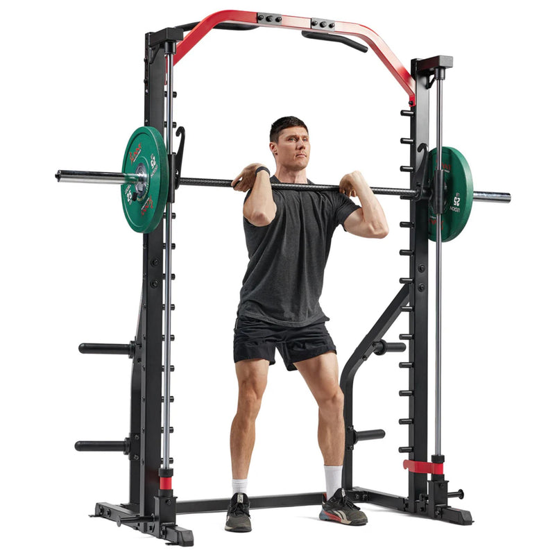 Sunny Health & Fitness Premium Home Use Strength Training Smith Machine