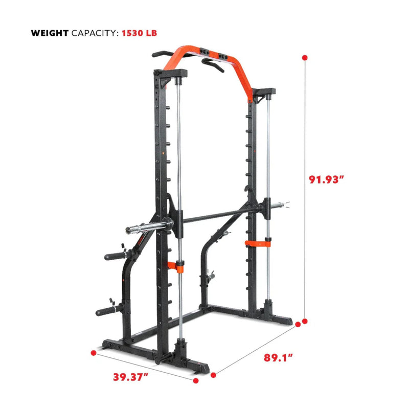 Sunny Health & Fitness Premium Home Use Strength Training Smith Machine