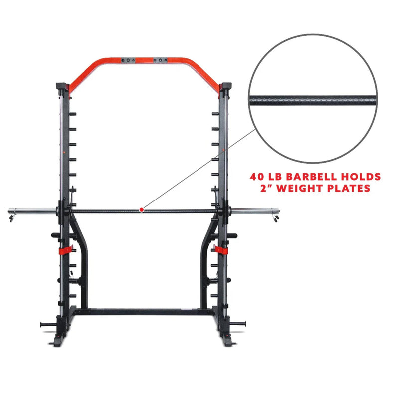 Sunny Health & Fitness Premium Home Use Strength Training Smith Machine