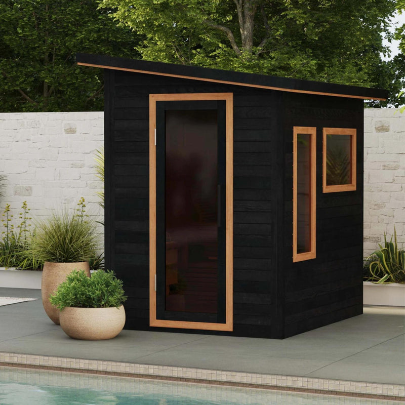 ALEKO Selenia Outdoor Sauna – 4 Person