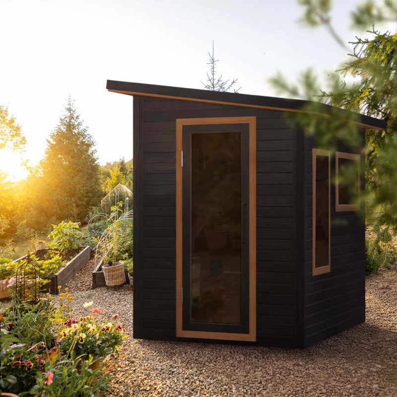 ALEKO Selenia Outdoor Sauna – 4 Person