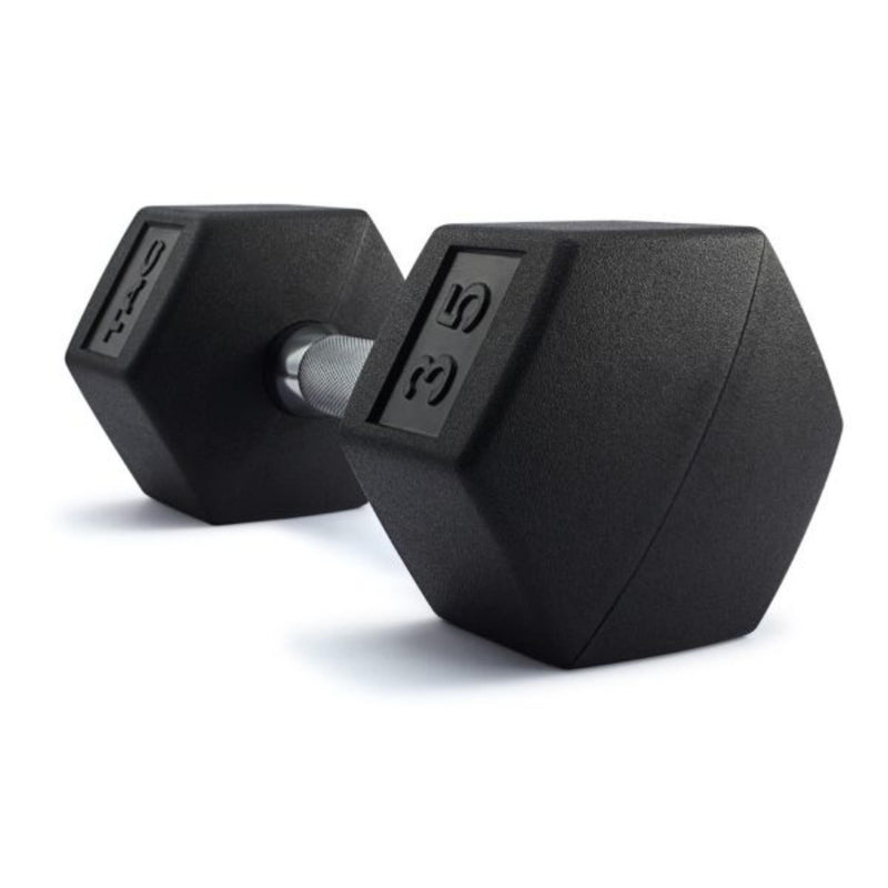 Tag Fitness HEX Rubber Dumbbell