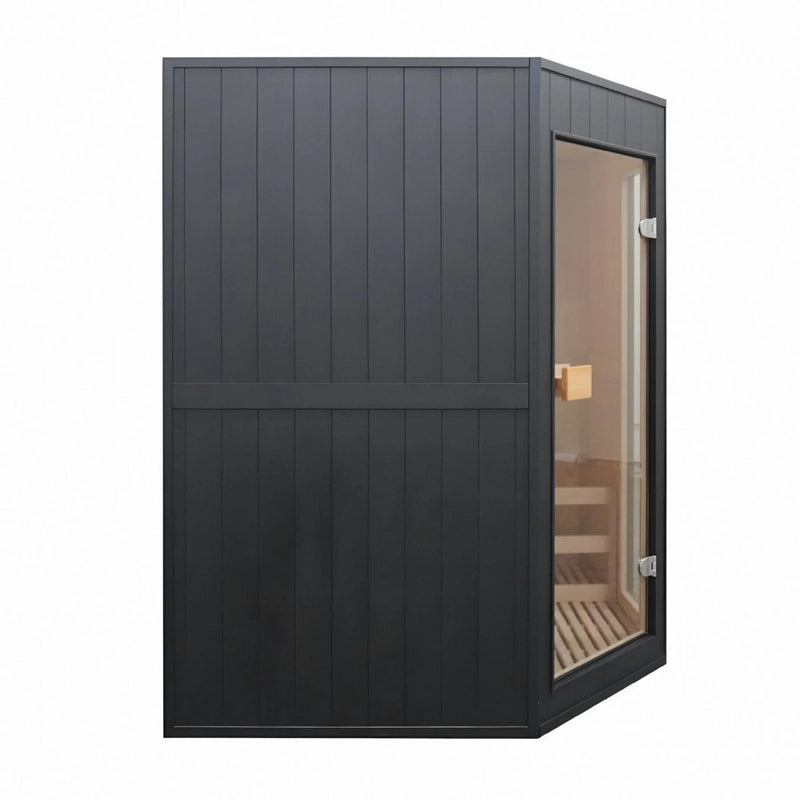 ALEKO Viola Canadian Hemlock Traditional Indoor Sauna - 3-4 Person