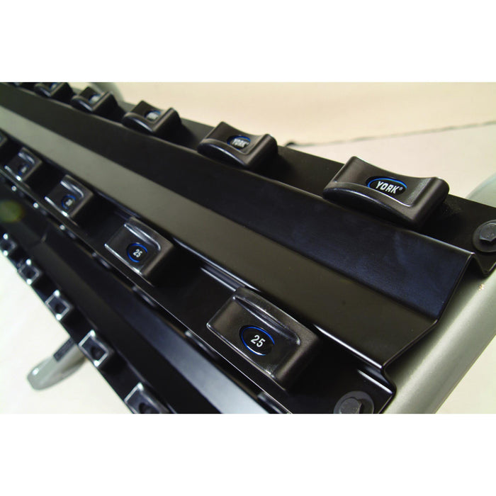 York Barbell 3 Tier ETS Saddle Rack for Pro Style Dumbbells (18 pairs)