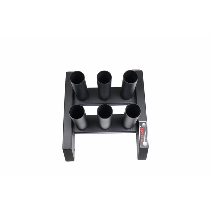 York Olympic Bar Holder - Holds 6 bars in 2 rows