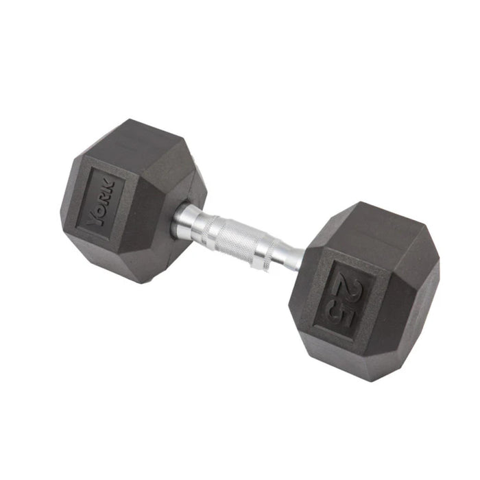 York Rubber Hex Dumbbell
