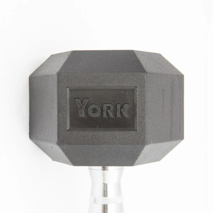 York Rubber Hex Dumbbell