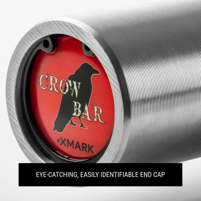 XMARK Crowbar EZ Curl Barbell, Fits Olympic Plates