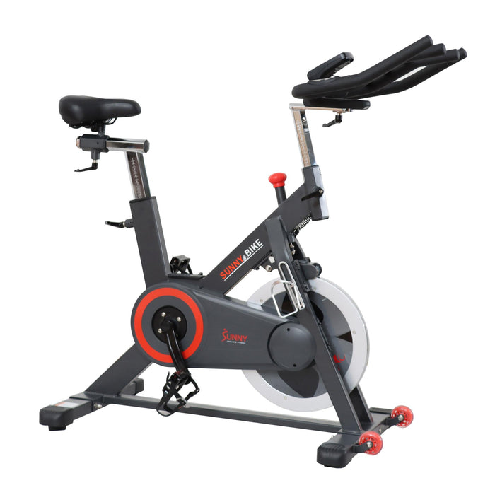 Sunny Health & Fitness Premium Smart Magnetic Belt Drive Indoor Cycling Exercise Bike