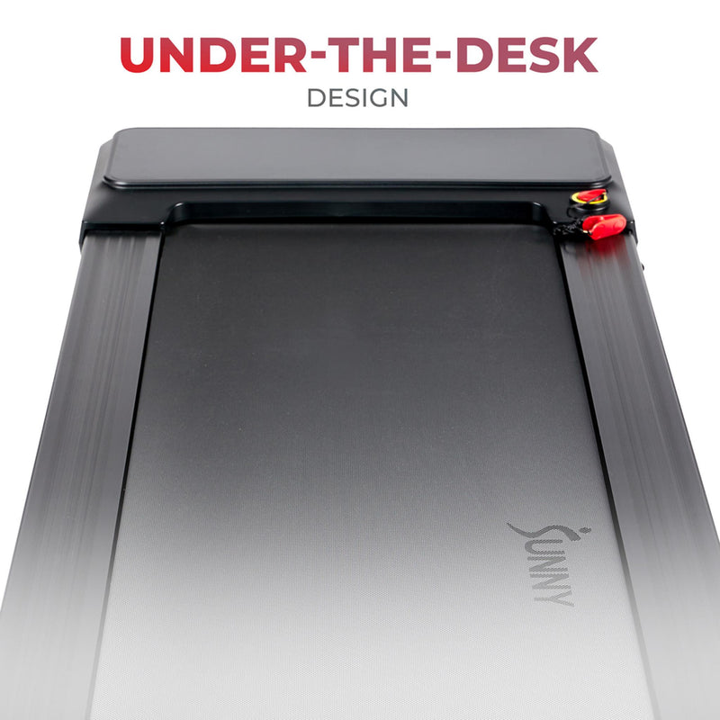 Sunny Health & Fitness Pacer Auto Incline Under Desk Smart TreadPad Walking Treadmill